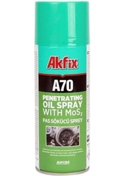 A70 Pas Sökücü Sprey 200 ml Pas Sökücü 200 ml Tekli