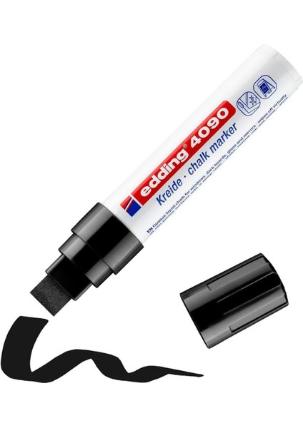 Cam Kalemi Ayna Kalemi Yazı Tahtası Kalemi Kalın Uçlu Siyah Mağaza Camı Kalemi Likit T