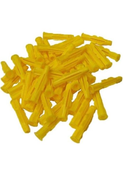Plastik Dübel Sarı 10 mm 100 Adet Dübel Ag