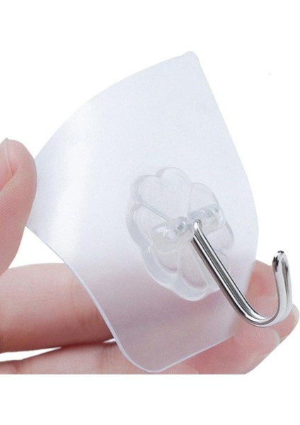 Askı Askılık 10 Adet Güçlü Şeffaf Duvar Askısı Askılığı Yapışkan Vantuz Kanca Mutfak Banyo Askısı Be modelleri