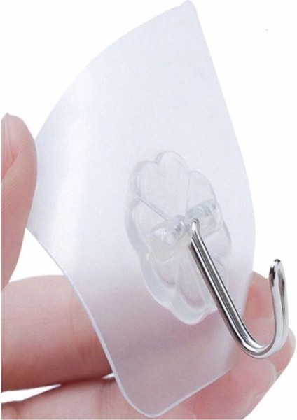 Askı Askılık 10 Adet Güçlü Şeffaf Duvar Askısı Askılığı Yapışkan Vantuz Kanca Mutfak Banyo Askısı Be fırsatları