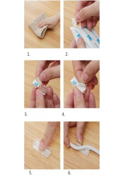 Kablo Sabitleyici Klipsler 60 Adet Kablo Düzenleyici Duvar Fayans Cam Kablo Tutucu Yapışkanlı Ürün indirimleri