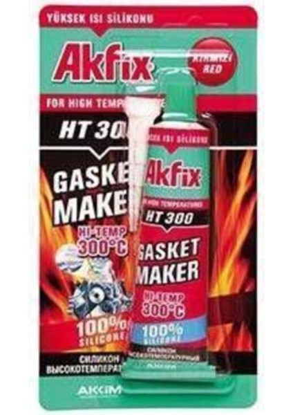 Ht 300 Silikon Yüksek Isıya Dayanıklı Tüp Silikon Conta Kırmızı 300°C 50ML fırsatları