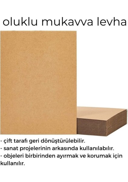 50X70 cm Kalın (6 Mm) Oluklu Mukavva Karton 10 Adet Kahverengi 50 x 70 cm 10'lu Çeyiz&paket Kağıdı T fiyatları