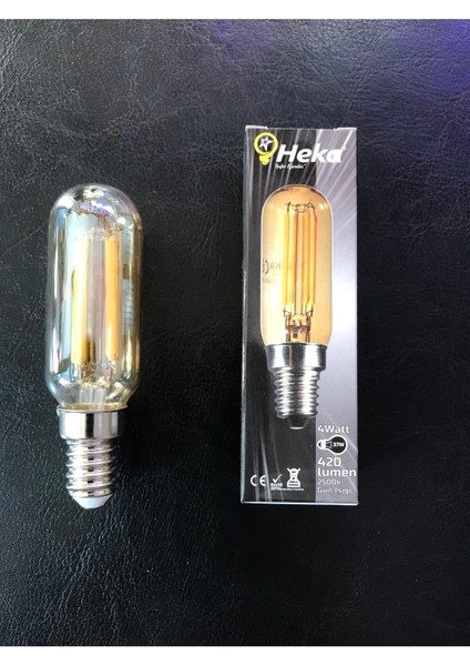 E14 Duylu 4 Watt T25 Bal Cam 8,5 cm Avize Ampülü Gün Işığı E14 Rustik Ampul 4 Watt Yok