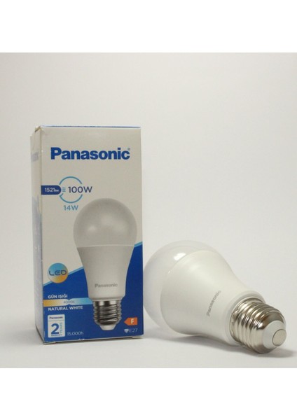 14W 4000 Kelvin Ilık Beyaz Sarı ve Beyazın Arası Renk Yüksek Işık Göz Yormaz Tekli Gün Işığı E27 LED