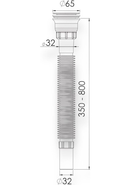 65X32 Lüks Körüklü Rekorlu Lavabo Sifonu - Evye Sifonu - Lavabo Evye Gider Borusu Ürün Kodu: 1200 La fiyatları