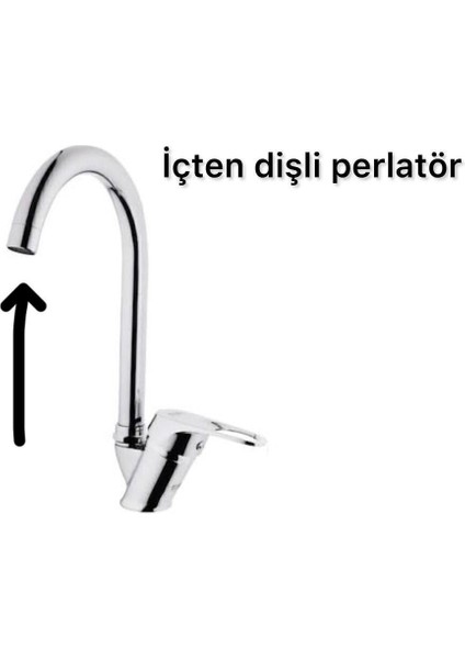 2 Adet Perlatör Süzgeci Içten Dişli - Batarya Ucu - Musluk Ucu 2 Yıl Krom fiyatları