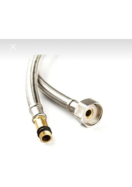 Çelik Flex Batarya Bağlantı Hortumu 3/8 70 cm 1 Adet 2 Yıl