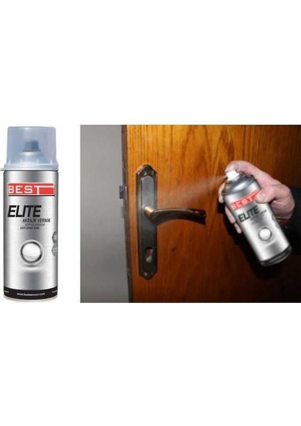 Elite Akrilik Sprey Vernik 400 ml Şeffaf 400 ml Tekli