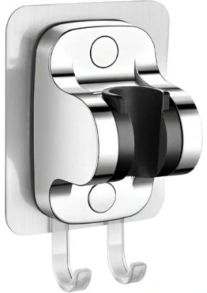 Duvara Monte Çok Amaçlı Banyo Askısı Gri Banyo Duş Rafı Yapışkanlı Montaj Türü Sayesinde Delik Açmad modelleri