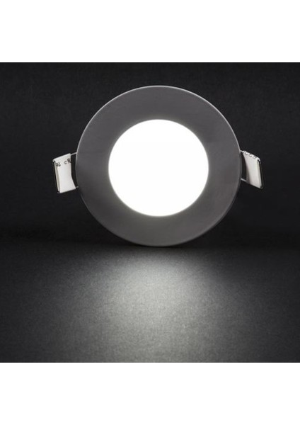CT-5144-G Panel LED Slim Yuvarlak Spot 3 W 3000K Gun Işığı Beyaz Gövde Yok Gün Işığı E14 4 Watt 18B7 fiyatları