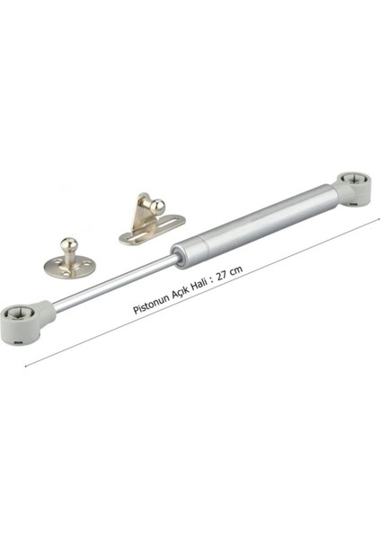 100 N Gazlı Amortisör Piston Kalkar Dolap Kapakları Için 27 cm Gri Mobilya Makasları Beyaz fiyatları