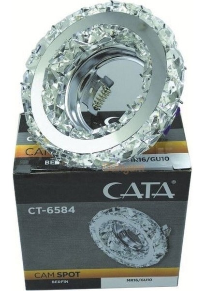 CT-6584 Berfin Kristal Cam Spot CT-6584 =(1 Yıl Garantili)= GU10 fiyatları