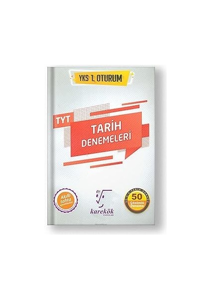 Karekök Yks 1.oturum Tyt Tarih Denemeleri + Yapışkanlı Not Kağıdı