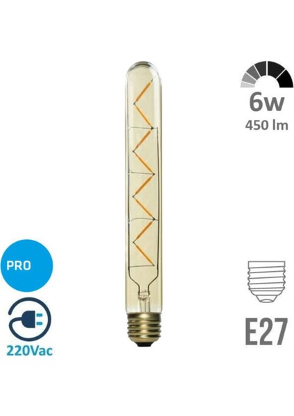 T30 6W Rustik LED Ampul E27 Sarı Işık E27 Rustik Ampul 6 Watt Yok Altın fiyatları