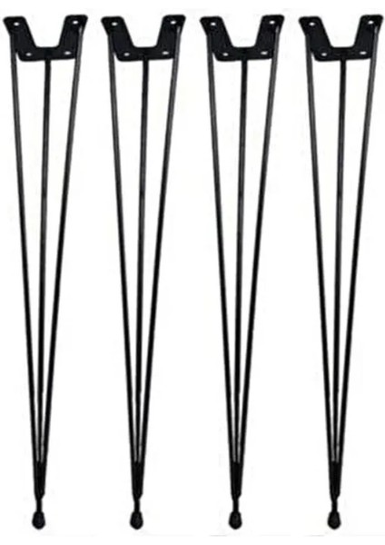 Orta Sehpa Zigon Sehpa Orta Yan Sehpa Tv Ünitesi Metal Dolu Demir Ayak 46 cm 4ADET Masa Ayakları Bey