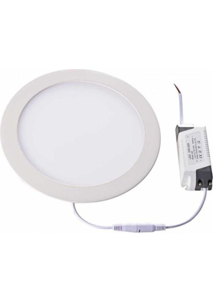 15W Sıva Altı Panel Slim Spot Trafolu Beyaz Işık E27 LED Ampul 15 Watt Yok Beyaz