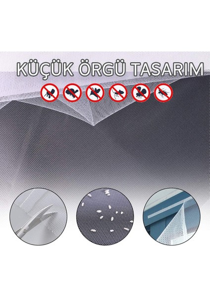Pencere Sinekliği 130X150 cm Böcek Örümcek Koruma Perdesi Arı Sivrisinek Engelleyici Tel Cibinlik 10 fırsatları