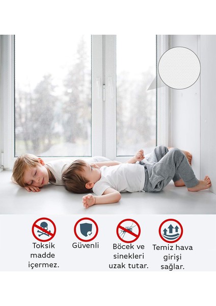 Pencere Sinekliği 130X150 cm Böcek Örümcek Koruma Perdesi Arı Sivrisinek Engelleyici Tel Cibinlik 10 indirimleri