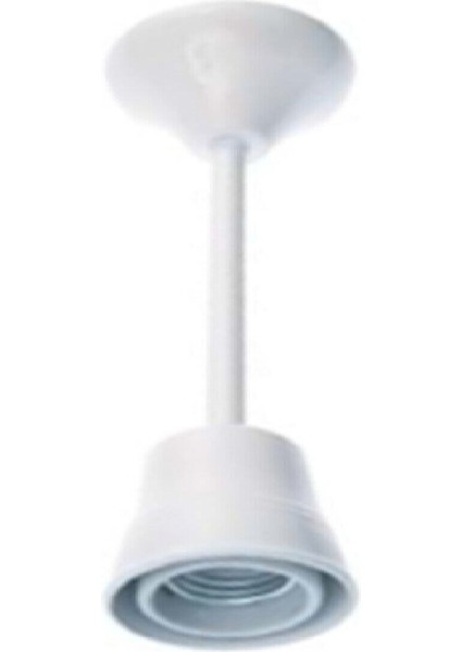 Beyaz Porselen Askılı Duy Seti