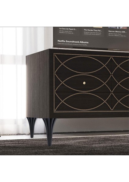 Konsol Mobilya Kanepe Koltuk Tv Ünitesi Baza Ayağı Orta Sehpası Ayak Ayakları 16 cm Siyah Siyah Tekl