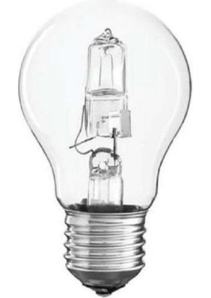 100WATT %30 Halojen Tasarruflu Ampul Sarı Işık 1 Adet Tekli Sarı Işık E27 Halogen Ampul 100 Watt Yok
