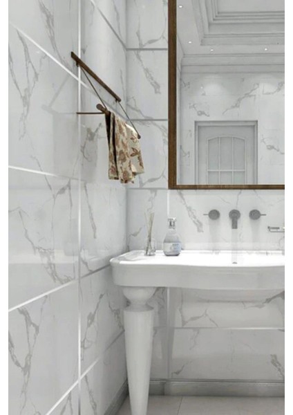 Fayans Arası Şerit Dekoratif Yapışkan Gümüş Bant Kaplama 50 mt modelleri