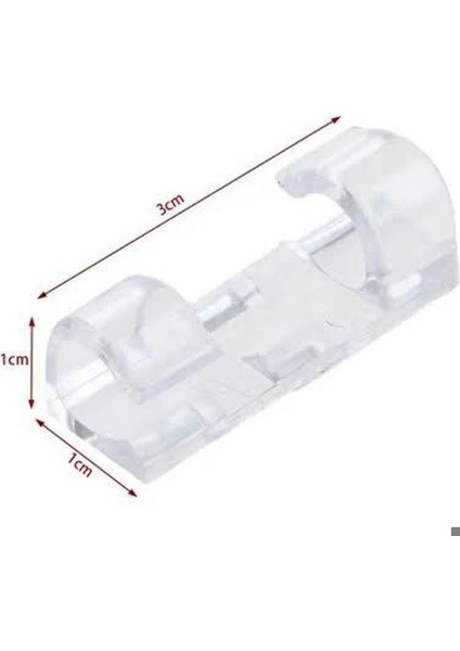 20LI Şeffaf Kablo Sabitleyici Düzenleyici Duvar Klipsi Yapışkanlı Kablo Organizer Tutucu Toplayıcı fırsatları