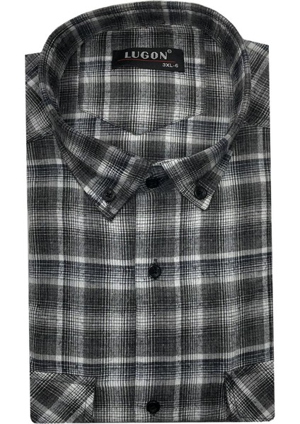 Kaşmir Büyük Beden Klasik Çift Cepli Erkek Gömlek - 7394 fiyatları