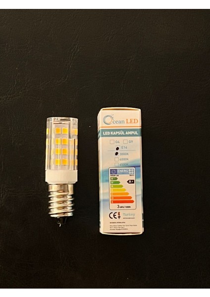 3 Watt E14 Duylu 300 Lümen 3000 Kelvin Günışığı Kapsül LED Ampul Tekli Gün Işığı E14 LED Ampul 3 Wa