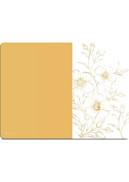 Cam Kesme Tahtası ve Sunumluk Vintage Sarı Çiçek 20X30 cm fiyatları