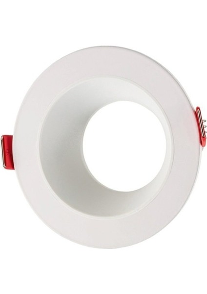 Jaguar Tekli Metal Kasa (Beyaz) Yuvarlak Yok Gün Işığı GU10 1 Watt Tr