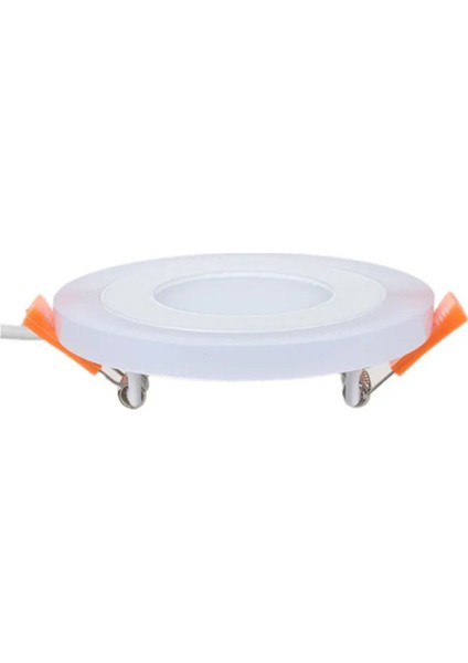 6 Watt 3+3 Çift Renkli LED Panel Spot Lamba Mavi-Beyaz Yok Beyaz Işık LED 6 Watt Tr