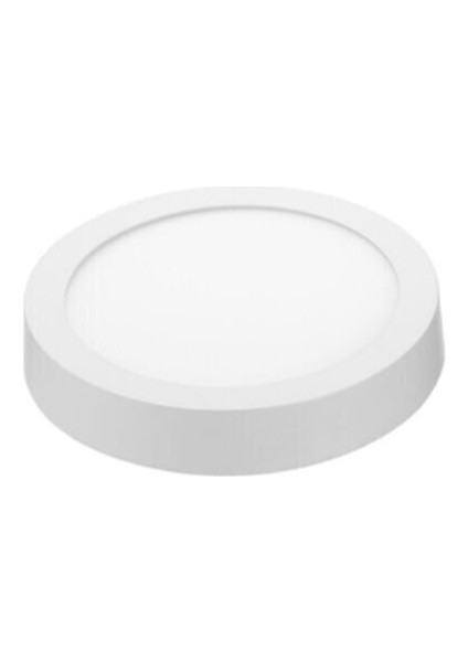 Caroline 12 12W Sıva Üstü Yuvarlak LED Armatür Beyaz 6000K LED 12 Watt