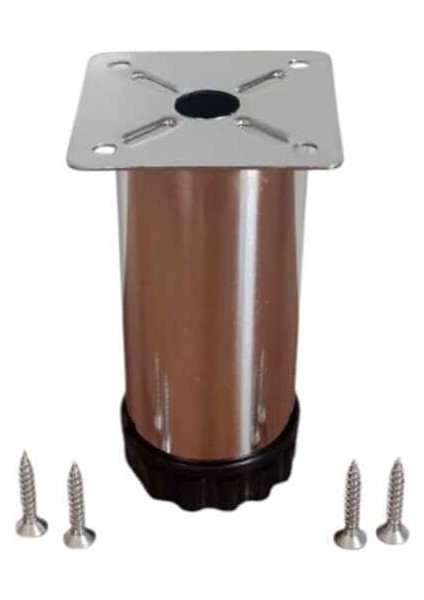 10 cm Krom Ayarlanabilir Kanepe, Koltuk, Baza, Mobilya Yükseltme Ayakları (4 Adet) Metalik 4'lü Baza fiyatları