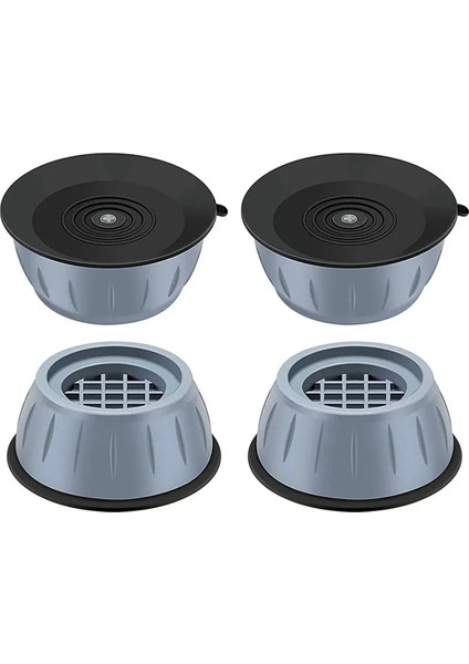 Masa Sabitleme 4lü Ayak Seti Kaydırmaz Stoper Güçlü Vantuz Pratik Çözümler Mutfak Banyo Güvenlik Gri fiyatları