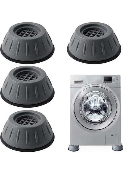 Masa Sabitleme 4lü Ayak Seti Kaydırmaz Stoper Güçlü Vantuz Pratik Çözümler Mutfak Banyo Güvenlik Gri fırsatları