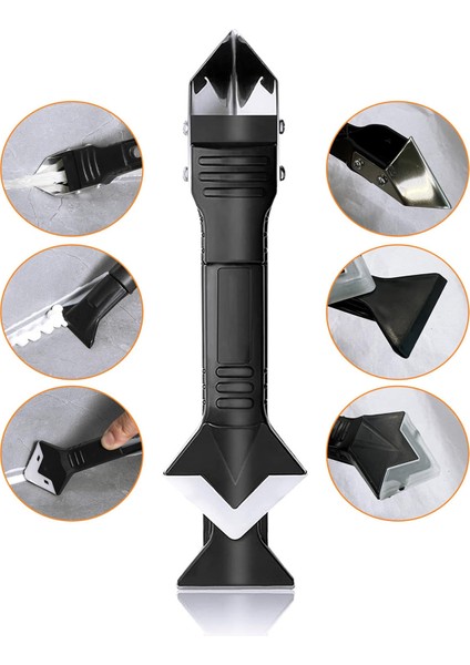 3 Ü 1 Arada Fayans Derz Silikon Kazıyıcı Sıyırıcı ve Uygulayıcı Aparat Silikon Kazıyıcı Bıçak Sökücü fiyatları