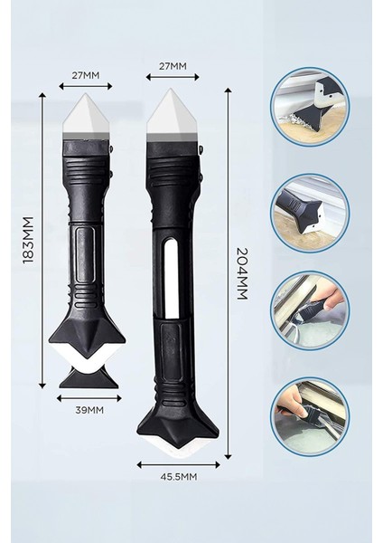 3 Ü 1 Arada Fayans Derz Silikon Kazıyıcı Sıyırıcı ve Uygulayıcı Aparat Silikon Kazıyıcı Bıçak Sökücü fırsatları