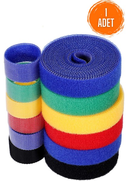 Cırt Kablo Düzenleyici 5 Metre Elektronik Alet Kablo Sabitleme Bandı Ev Ofis Aksesuar Yapı Market Ka