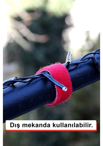 Cırt Kablo Düzenleyici 5 Metre Elektronik Alet Kablo Sabitleme Bandı Ev Ofis Aksesuar Yapı Market Ka