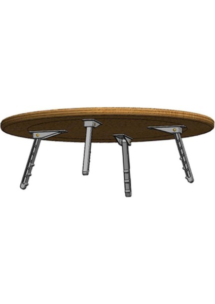 Sofra Ayağı Plastik Katlanır Yer Sofrası Sini Altı 4'lü 23 cm Masa Ayakları Beyaz fırsatları