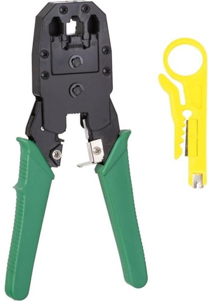 Rj-45/ Rj-11/ Rj-12 Jack Sıkma Pensesi Kablo Soyucu Cn