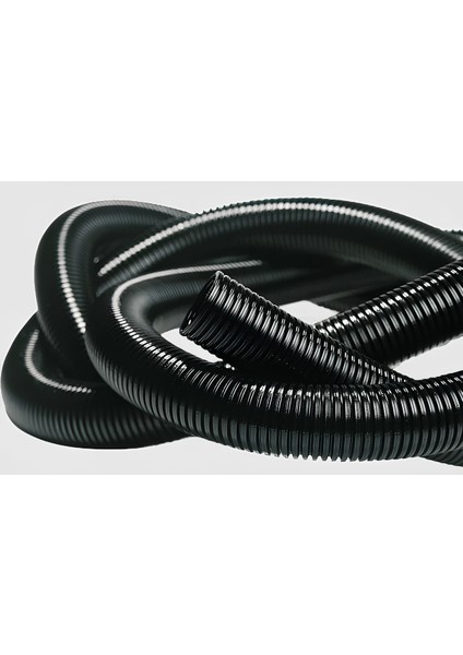 14MM Yarıksız Spiral Hortum Kablo Gizleme Izolasyon Borusu Esnek Siyah Tr