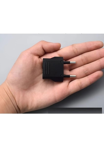 3 Adet 2 Pinli Priz Dönüştürücü Amerikan-Türkiye Şarj Çevirici Adaptör Priz Dönüştürücü Fiş Çevirici fırsatları