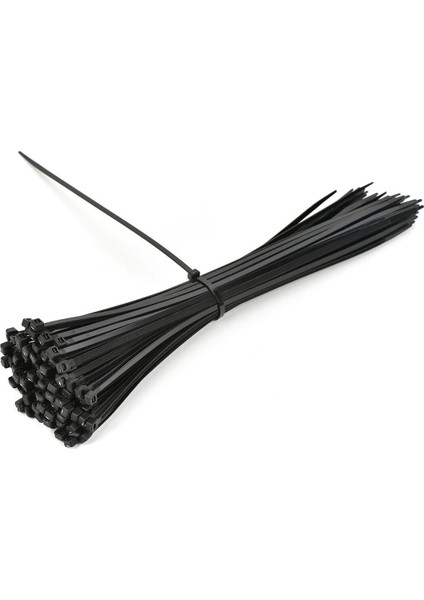 Siyah 100'LÜ Kablo Bağı (15CM x 3.5mm)