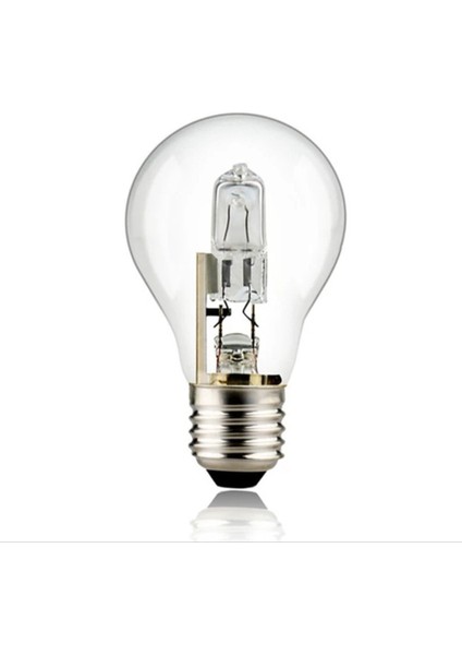 42WATT=60WATT Eşdeğer E27 Duylu Şeffaf Halogen Klasik Ampul Gün Işığı E27 Halogen Ampul 42 Watt Var