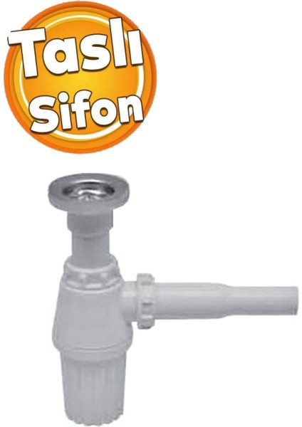 Taslı Lavabo Sifonu Gider Borusu modelleri