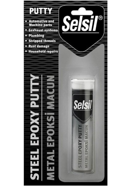 Epoksi Metal Tamir Macunu 57 Gr. (2 Bileşenli) - Epoksiler Epoksiler Beyaz Tr